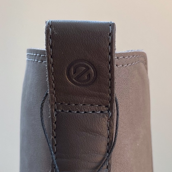 Cole Haan ZERØGRAND City Wedge Suede Chelsea Boot Charcoal Gray - Picture 8 of 9